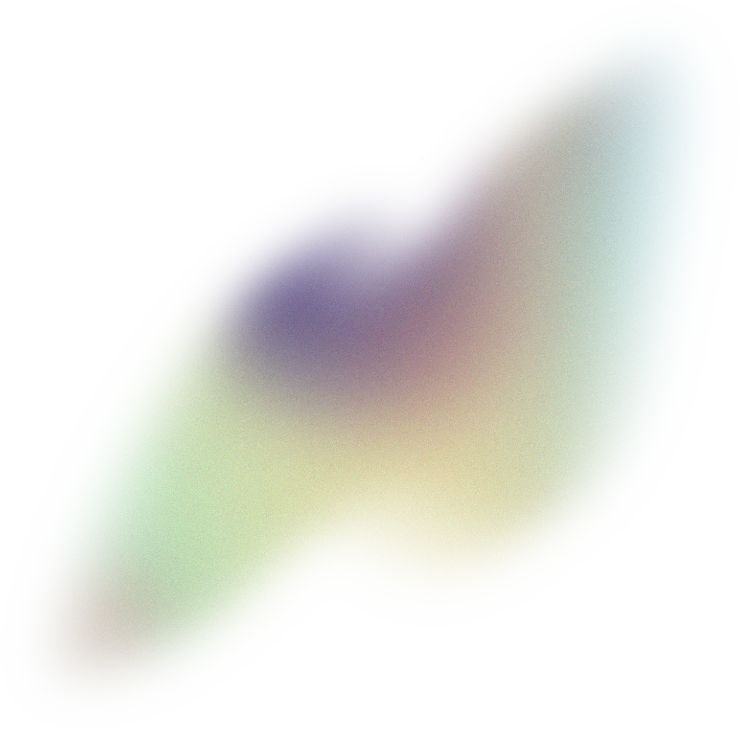 Glowy Gradient Abstract Brush Stroke Blob